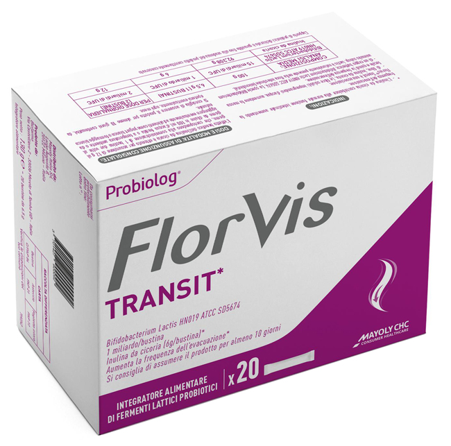 FLORVIS TRANSIT SOSPENSIONE ORALE 20 BUSTINE - Farmacia Rossi2 - Farmacia Rossi 