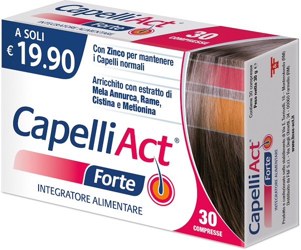 CAPELLI ACT FORTE 30 COMPRESSE - Farmacia Rossi2 - Farmacia Rossi 