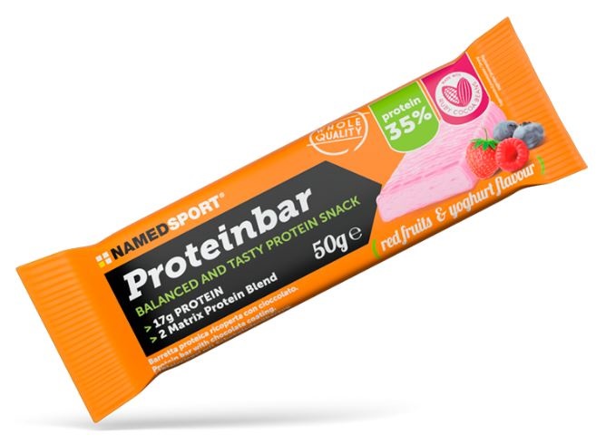 PROTEINBAR RED FRUITS & YOGHURT BARRETTA 50 G - Farmacia Rossi2 - Farmacia Rossi 