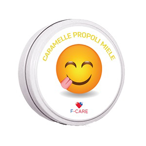 CARAMELLE F-CARE PROPOLI MIELE 40 G - Farmacia Rossi2 - Farmacia Rossi 