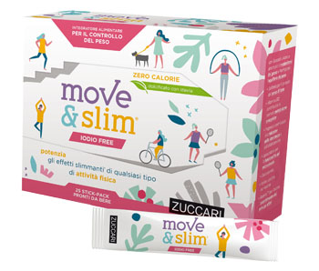 MOVE&SLIM IODIO FREE SCIROPPO 25 STICKPACK 10 ML - Farmacia Rossi2 - Farmacia Rossi 