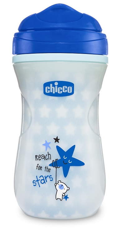CHICCO TAZZA GLOWING 14M+ AZZURRA - Farmacia Rossi2 - Farmacia Rossi 