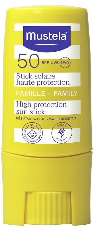 MUSTELA STICK SOLARE PROTEZIONE MOLTO ALTA SPF50+ 10 ML - Farmacia Rossi2 - Farmacia Rossi 