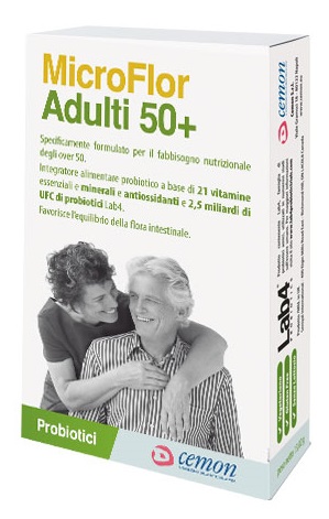 MICROFLOR ADULTI 50+ 30 CAPSULE - Farmacia Rossi2 - Farmacia Rossi 