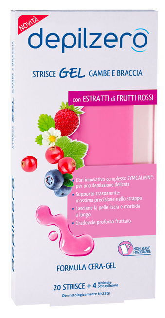 DEPILZERO STRISCE GEL GAMBE BRACCIA 20 PEZZI - Farmacia Rossi2 - Farmacia Rossi 