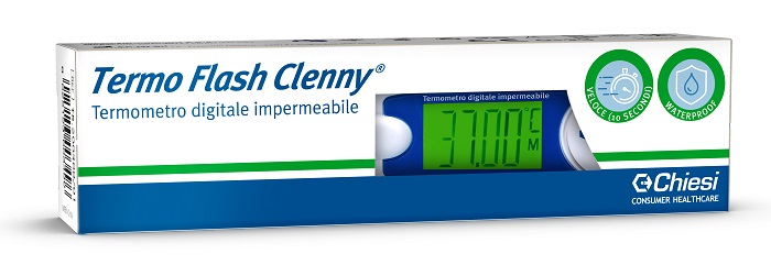 TERMOMETRO CLENNY TERMO FLASH PREDITTIVO 10 SECONDI WATERPROOF - Farmacia Rossi2 - Farmacia Rossi 