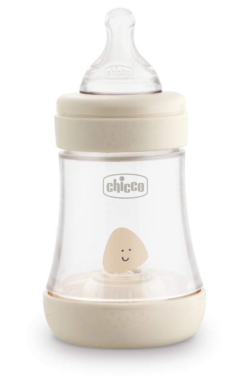CHICCO BIBERON PERFECT 5 UNISEX 150 ML IN SILICONE 1 FORO - Farmacia Rossi2 - Farmacia Rossi 