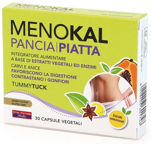 MENOKAL PANCIA PIATTA TUMMY TUCK 30 CAPSULE - Farmacia Rossi2 - Farmacia Rossi 