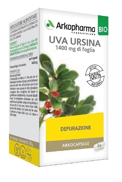 ARKO CAPSULE UVA URSINA BIO 45 CAPSULE - Farmacia Rossi2 - Farmacia Rossi 