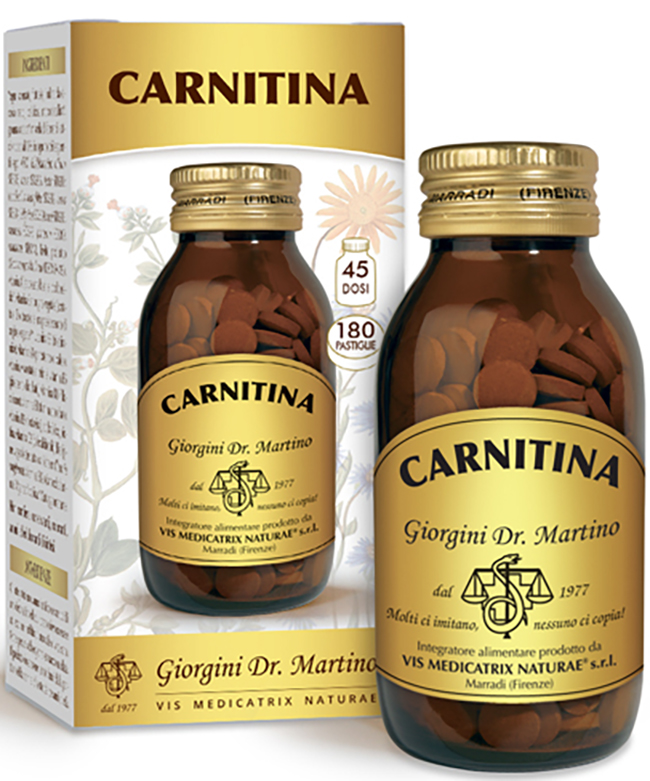 CARNITINA 180 PASTIGLIE DA 500 MG - Farmacia Rossi2 - Farmacia Rossi 