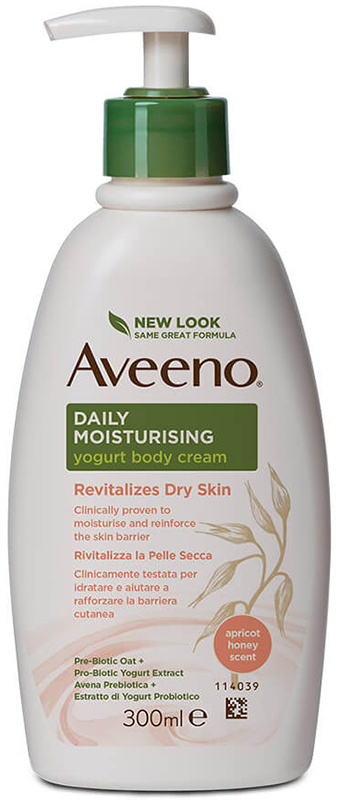 AVEENO CREMA CORPO YOGURT ALBICOCCA&MIELE 300 ML - Farmacia Rossi2 - Farmacia Rossi 