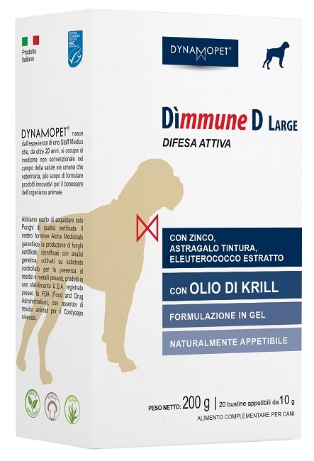 DIMMUNE D LARGE CANI 20 BUSTINE 10 G - Farmacia Rossi2 - Farmacia Rossi 