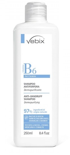 VEBIX PHYTAMIN SHAMPOO ANTIFORFORA DERMOPURIFICANTE 250 ML - Farmacia Rossi2 - Farmacia Rossi 