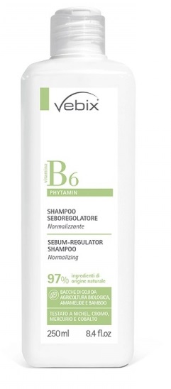 VEBIX PHYTAMIN SHAMPOO SEBOREGOLATORE NORMALIZZANTE 250 ML - Farmacia Rossi2 - Farmacia Rossi 
