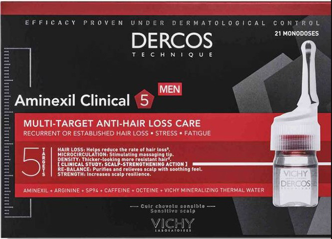 DERCOS AMINEXIL UOMO 12 FIALE 6 ML - Farmacia Rossi2 - Farmacia Rossi 