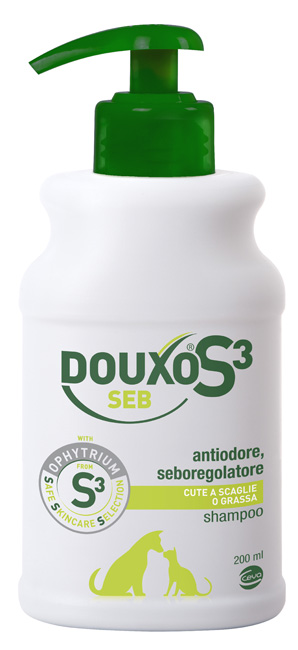 DOUXO S3 SEB SHAMPOO FLACONE 200 ML - Farmacia Rossi2 - Farmacia Rossi 