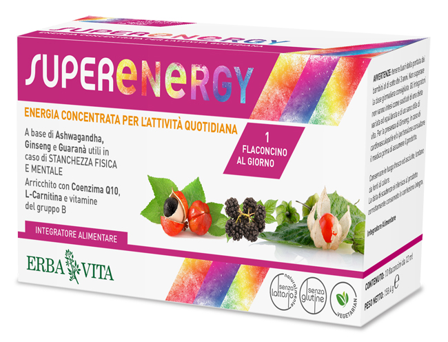 SUPER ENERGY 10 FLACONCINI - Farmacia Rossi2 - Farmacia Rossi 