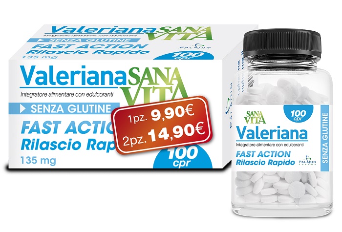SANAVITA VALERIANA 100 COMPRESSE - Farmacia Rossi2 - Farmacia Rossi 
