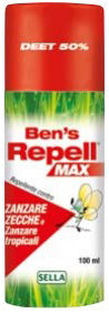 BEN'S REPELLENTE BIOCIDA 50% 100 ML - Farmacia Rossi2 - Farmacia Rossi 