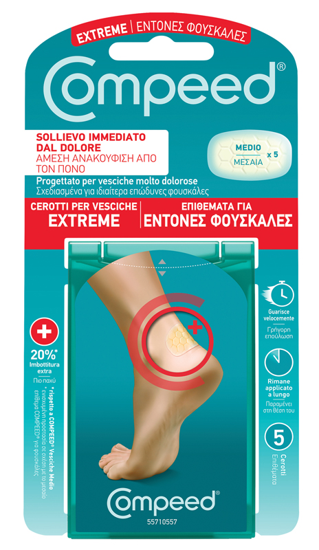 COMPEED CEROTTI PER VESCICHE EXTREME 5 PEZZI - Farmacia Rossi2 - Farmacia Rossi 