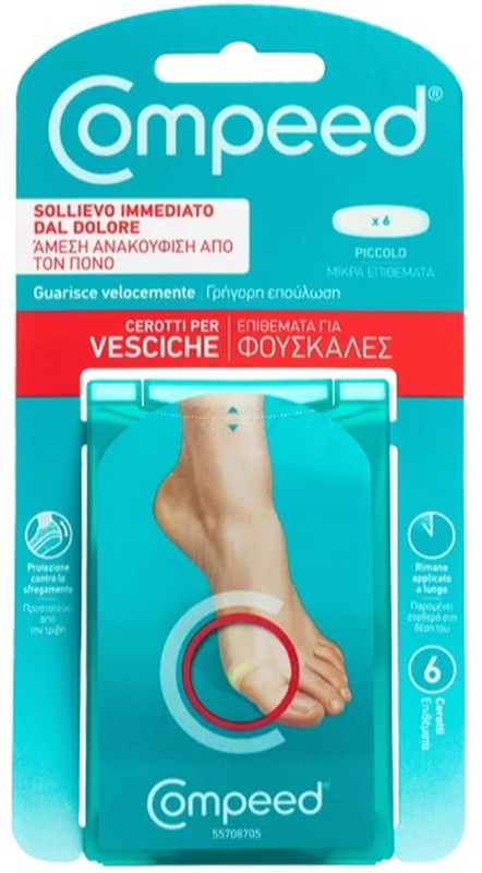 COMPEED CEROTTI PER VESCICHE PICCOLO 6 PEZZI - Farmacia Rossi2 - Farmacia Rossi 