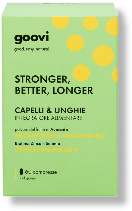 GOOVI CAPELLI&UNGHIE 60 COMPRESSE - Farmacia Rossi2 - Farmacia Rossi 