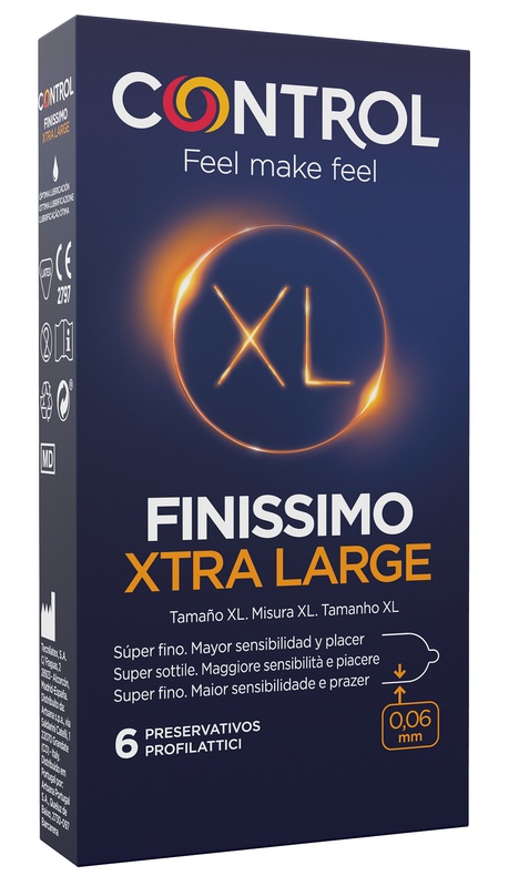 CONTROL FINISSIMO ORIGINAL XL 6 PEZZI - Farmacia Rossi2 - Farmacia Rossi 
