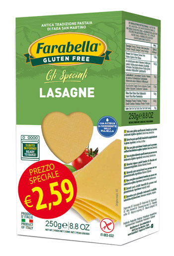 FARABELLA LASAGNA PROMO 250 G X 6 PEZZI - Farmacia Rossi2 - Farmacia Rossi 