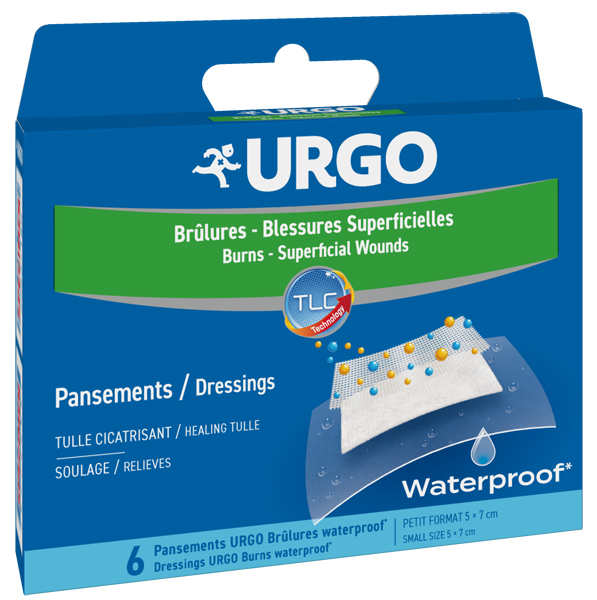 URGO USTIONI SUPERFICIALI WATERPROOF 5 X 7 CM 6 PEZZI - Farmacia Rossi2 - Farmacia Rossi 