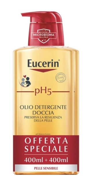 EUCERIN BIPACCO PH5 OLIO DETERGENTE 400 ML - Farmacia Rossi2 - Farmacia Rossi 