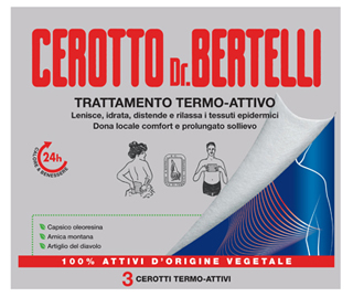 DR BERTELLI CEROTTO TERMO-ATTIVO 3 PEZZI - Farmacia Rossi2 - Farmacia Rossi 