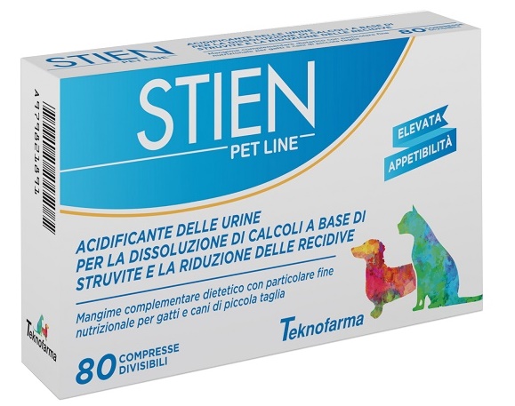 STIEN PET LINE GATTI/CANI PICCOLA TAGLIA 80 COMPRESSE DIVISIBILI - Farmacia Rossi2 - Farmacia Rossi 