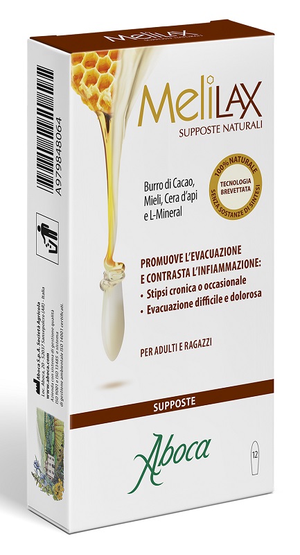 MELILAX 12 SUPPOSTE - Farmacia Rossi2 - Farmacia Rossi 