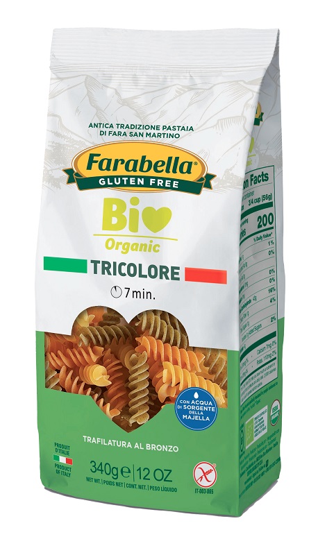 FARABELLA BIO FUSILLI TRICOLORE 340 G - Farmacia Rossi2 - Farmacia Rossi 