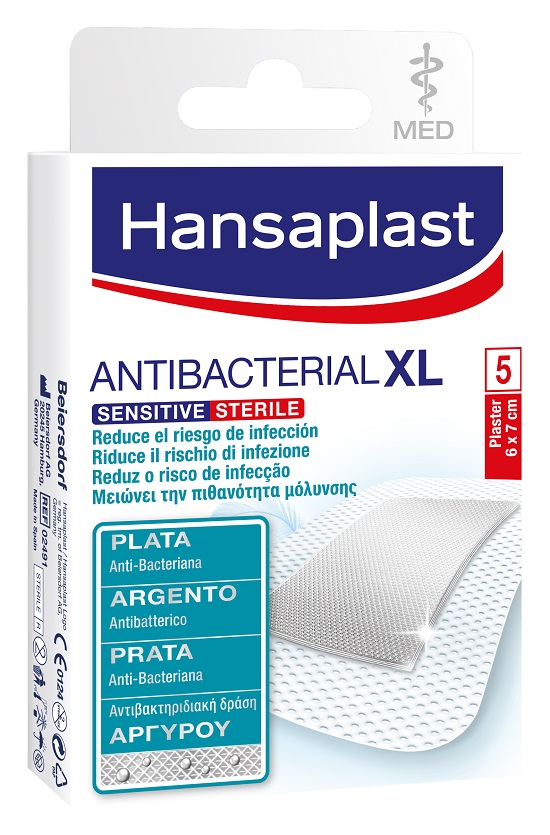 HANSAPLAST SENSITIVE EXTRA LARGE SILVER 5 PEZZI - Farmacia Rossi2 - Farmacia Rossi 