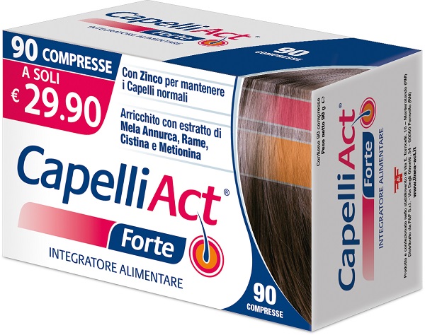 CAPELLI ACT FORTE 90 COMPRESSE - Farmacia Rossi2 - Farmacia Rossi 