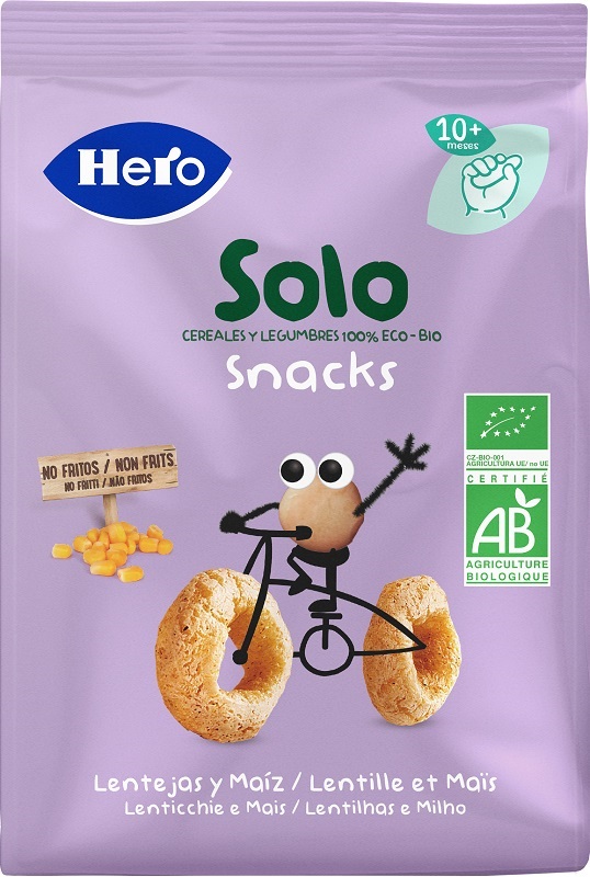HERO SOLO SNACK LENTICCHIE MAIS 100% BIO 50 G - Farmacia Rossi2 - Farmacia Rossi 