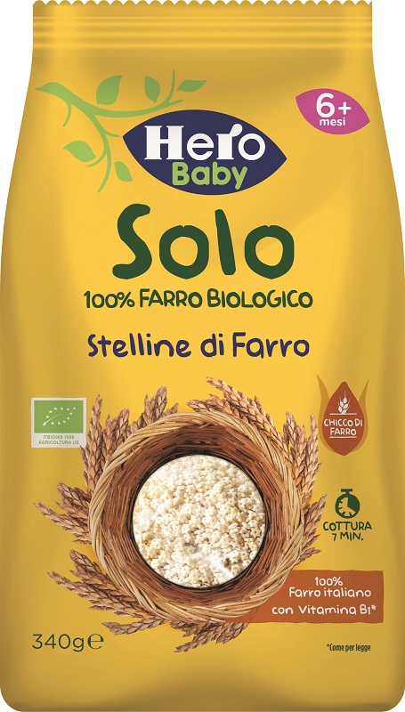 HERO SOLO PASTINA DI FARRO 100% BIO 340 G - Farmacia Rossi2 - Farmacia Rossi 