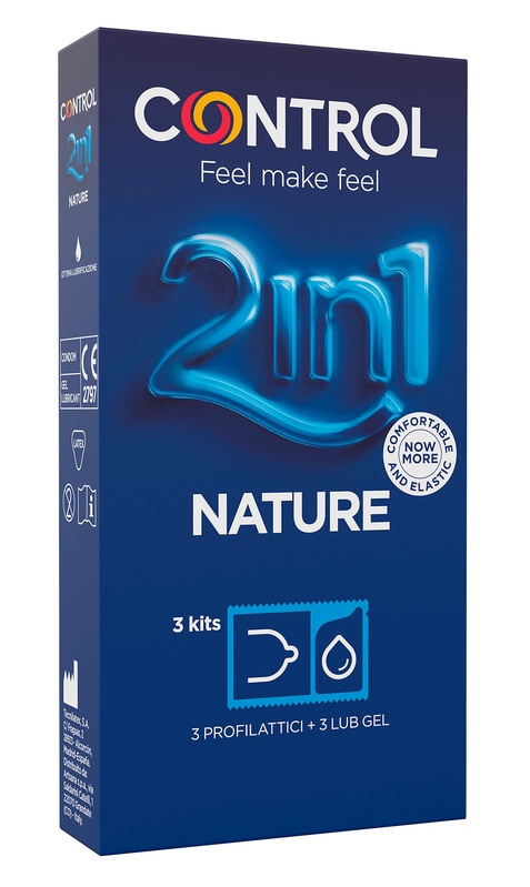CONTROL 2IN1 NEW NATURE 2,0 + NATURE LUBE 3+ 3 PEZZI - Farmacia Rossi2 - Farmacia Rossi 