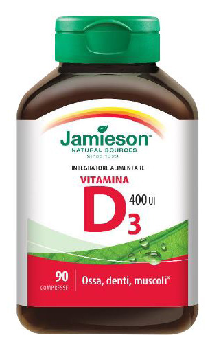JAMIESON VITAMINA D 400 90 COMPRESSE - Farmacia Rossi2 - Farmacia Rossi 