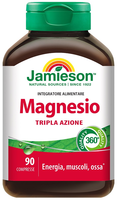 JAMIESON MAGNESIO TRIPLA AZIONE 90 COMPRESSE - Farmacia Rossi2 - Farmacia Rossi 