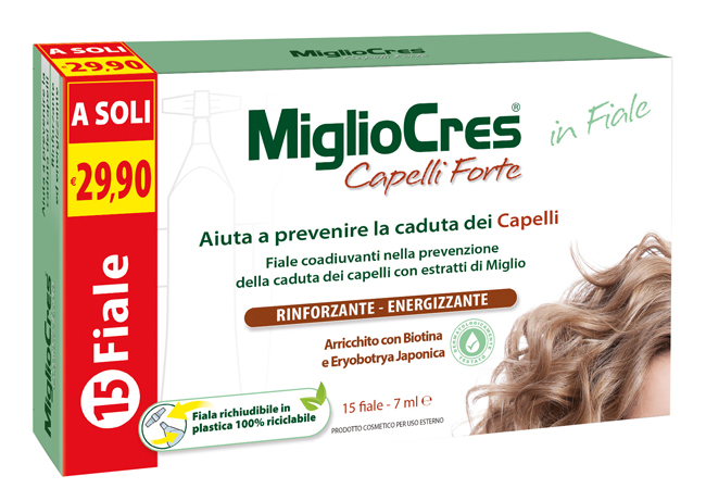 MIGLIOCRES FORTE 15 FIALE TRATTAMENTO DERMOCOSMETICO - Farmacia Rossi2 - Farmacia Rossi 