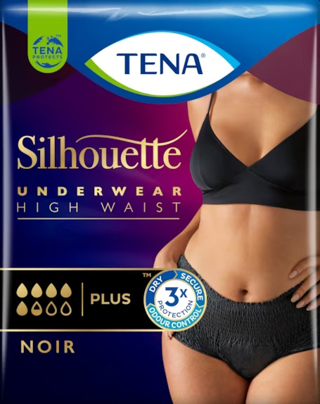 PANNOLONE A MUTANDINA ASSORBENTE TENA SILHOUETTE NOIR M VITA ALTA 9 PEZZI - Farmacia Rossi2 - Farmacia Rossi 