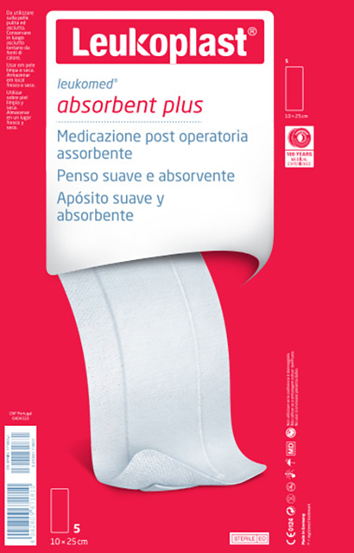 LEUKOMED MEDICAZIONE POST-OPERATORIA IN TESSUTO NON TESSUTO 10 X 25 CM - Farmacia Rossi2 - Farmacia Rossi 