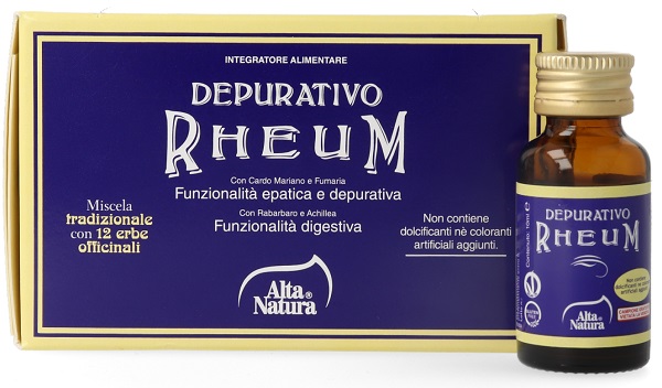 DEPURATIVO RHEUM 8 FLACONCINI DA 10 ML - Farmacia Rossi2 - Farmacia Rossi 