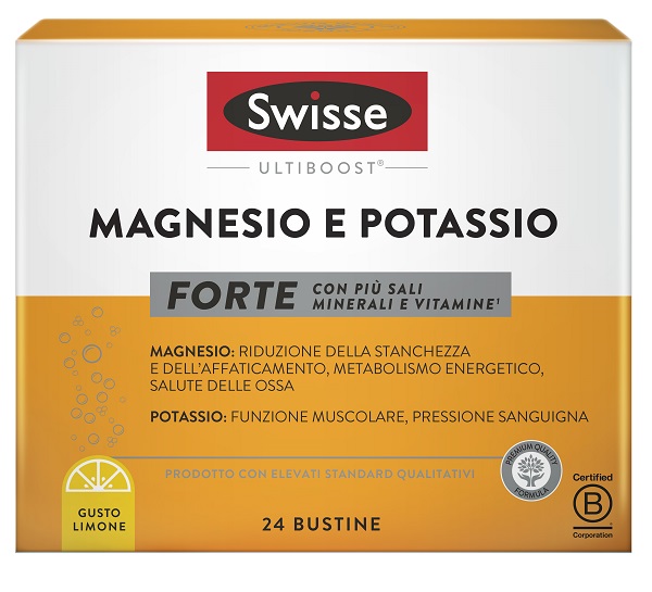 SWISSE MAGNESIO POTASSIO FORTE 24 BUSTINE - Farmacia Rossi2 - Farmacia Rossi 