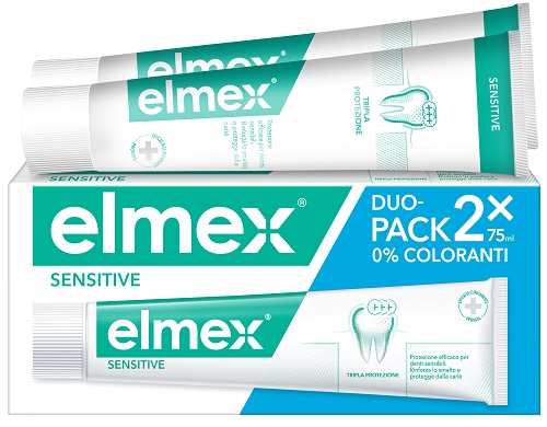 ELMEX SENSITIVE DENTIFRICIO BITUBO 2X75 ML - Farmacia Rossi2 - Farmacia Rossi 
