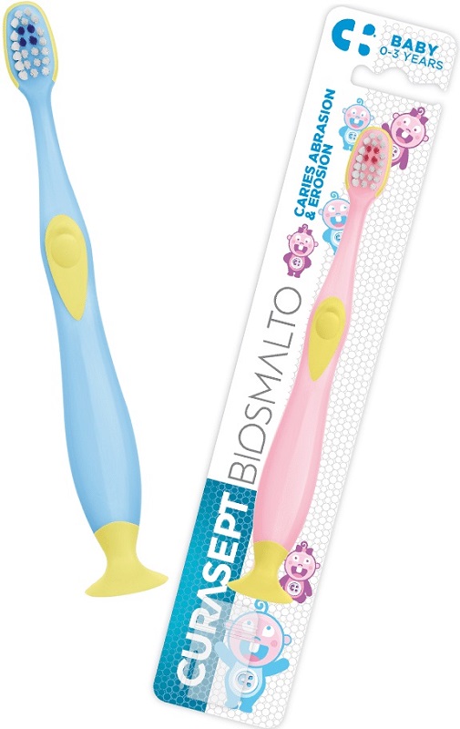 CURASEPT SPAZZOLINO BIOSMALTO BABY 0-3 ANNI - Farmacia Rossi2 - Farmacia Rossi 