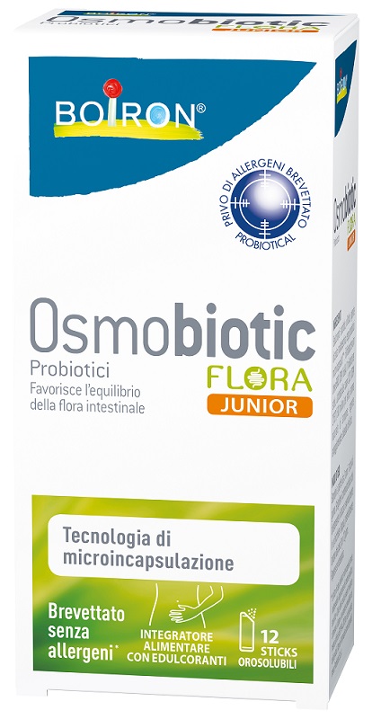 OSMOBIOTIC FLORA JUNIOR 12 STICKS OROSOLUBILI - Farmacia Rossi2 - Farmacia Rossi 