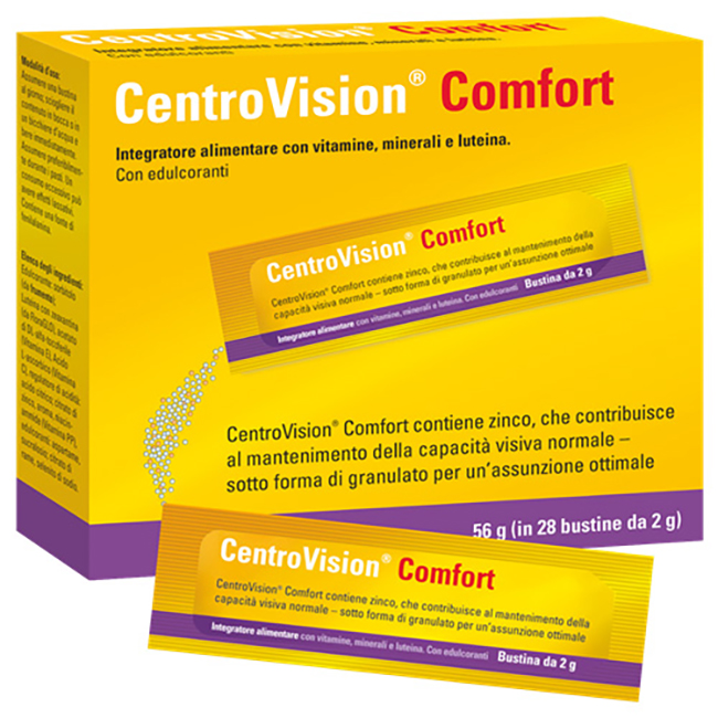 CENTROVISION COMFORT 28 BUSTINE GUSTO ARANCIA - Farmacia Rossi2 - Farmacia Rossi 